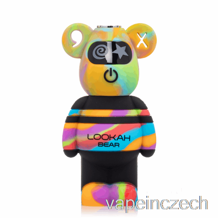 Lookah Bear 510 Battery Yellow Tiedie Vape Pero